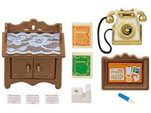 Carica l&#39;immagine nel visualizzatore di Gallery, SYLVANIAN FAMILIES- Telefono con mobiletto Sistema di Gioco, Multicolore,...