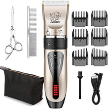 Carica l&#39;immagine nel visualizzatore di Gallery, Yabife Tosatrici Cani Professionale, Cordless Tosatore Tagliacapelli a black1