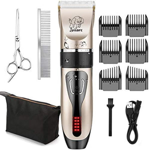 Yabife Tosatrici Cani Professionale, Cordless Tosatore Tagliacapelli a black1
