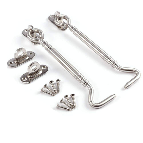 byou Gancio e Occhio,Gancio Finestra Acciaio Inox Multiuso per 2pack 6inch - Ilgrandebazar