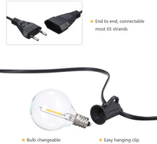 Carica l&#39;immagine nel visualizzatore di Gallery, Catene Luminose LED,Tomshine Illuminazione Giardino Luci Stringa Lampadina con 12+1 G40 LED Bulbi [Classe di efficienza energetica A+]