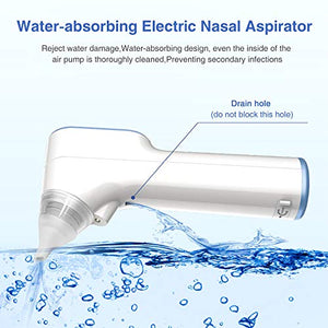 Aspiratore Nasale Neonato Electrico USB Impermeabile Aspirapolvere Blu - Ilgrandebazar