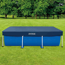Carica l'immagine nel visualizzatore di Gallery, Intex 28038 Copripiscina Frame Rettangolare Cm 300X200 Art. Pulizia E Manutenzione 161, PVC, Multicolore, 300 x 200 x 75 cm