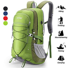 Carica l'immagine nel visualizzatore di Gallery, HOMIEE Zaino da Trekking 45 Litri, Resistente all'Acqua, Verde