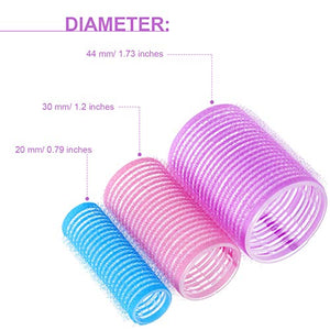 60 Pezzi Auto Grip Bigodino Capelli E Clip 36 Grande Medio Piccolo Auto... - Ilgrandebazar
