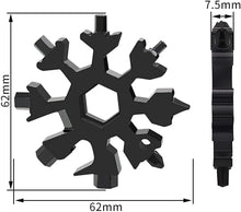 Carica l'immagine nel visualizzatore di Gallery, 18 in-1 Multi-Tool Snowflake, ZoneYan Multi-Tool in Acciaio Inox Portatile,Cacciavite Apri bottiglia Campeggio di Viaggio, All'aperto Strumento Avventura (3)