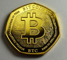 Carica l&#39;immagine nel visualizzatore di Gallery, Bitcoin - Album commemorativo per Monete in Oro 24 kt, Collezione 50 Pence - Ilgrandebazar