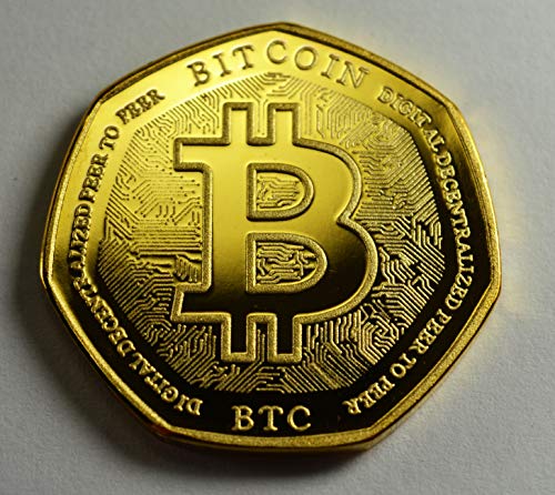 Bitcoin - Album commemorativo per Monete in Oro 24 kt, Collezione 50 Pence - Ilgrandebazar