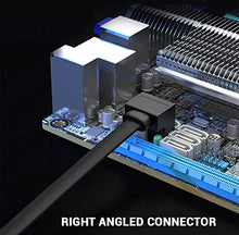 Carica l&#39;immagine nel visualizzatore di Gallery, KUYiA Cavo SATA 3, 35CM Lungo 7 Pin Cavi Dati, Dritto e 90 Gradi Angolo 1PC - Ilgrandebazar