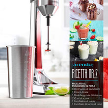 Carica l&#39;immagine nel visualizzatore di Gallery, Arendo - Frullino per frappé - Mixer Bevande - Brocca da 500 ml - 100 W...