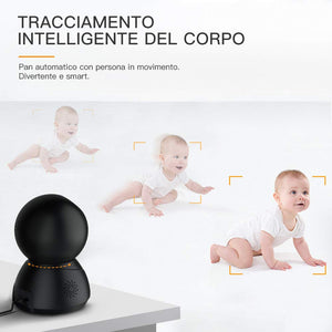 Apeman FHD 1080P Telecamera di Sorveglianza Wifi, Videocamera IP XT-ID75-IT - Ilgrandebazar