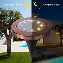Carica l&#39;immagine nel visualizzatore di Gallery, Luci Solari Giardino, ALED LIGHT 8 LED da Terra da...