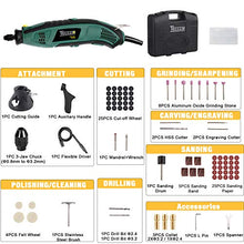 Carica l&#39;immagine nel visualizzatore di Gallery, Strumento Multifunzione, TECCPO 170W Mini Utensile Rotante Kit con 80...