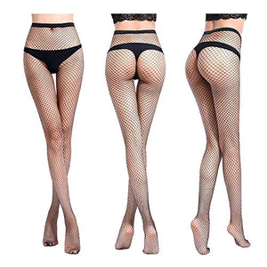 MOOKLIN 6 Paia Calze a Rete Fishnet Socks Collant Coprente Elasticizzato...