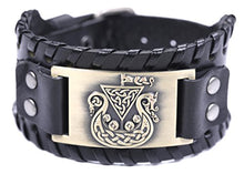 Carica l'immagine nel visualizzatore di Gallery, fishhook Norse Viking Nave Pirata Dragon Nodo Celtico Antique Bronze,black