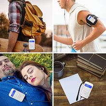 Carica l&#39;immagine nel visualizzatore di Gallery, LEMEGA PR1 Pocket DAB/DAB+/FM Radio, Radio portatile dal design sportivo con auricolare, batteria ricaricabile, 20 stazioni preimpostate, orologio, allarme, display LCD. - Champagne