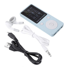 Carica l&#39;immagine nel visualizzatore di Gallery, Lettore Musicale Digitale, Schermo Portatile MP4 Supporto Lettore Musicale 32GB TF Card con Cuffia Lettore Musicale Stereo a Lungo Tempo di Attesa Lettore Digitale MP4(Blu)