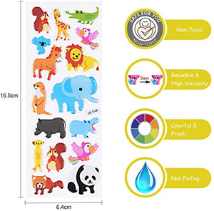 Vicloon Adesivi Bambini 3D, Puffy per Regali Gratificanti...