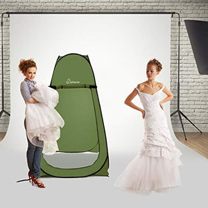 WolfWise Tenda ad Apertura Istantanea Pop-Up Campeggio Spiaggia Bagno Verde