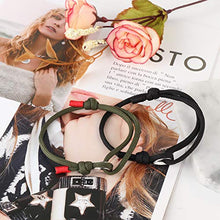 Carica l&#39;immagine nel visualizzatore di Gallery, sailimue 5 Pezzi Nautico Corda Bracciali Marine per Uomo Donna Handmade...