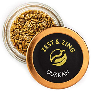 Zest & Zing Miscela di Spezie Dukkah (Grossolana), Barattolo da 25...