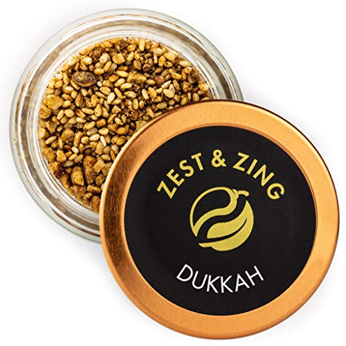 Zest & Zing Miscela di Spezie Dukkah (Grossolana), Barattolo da 25...