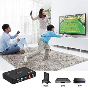 RGB a HDMI Convertitore, Portta YPbPr Component + R L a / Converter