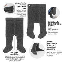 Carica l'immagine nel visualizzatore di Gallery, LaLoona - Set 2 paia calze bambina collant, calzamaglia bimba bimbo elasticizzati, ampio elastico alto in cotone (86-92, Grigio Scuro)