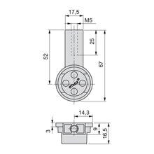 Carica l&#39;immagine nel visualizzatore di Gallery, Emuca 7066962 Kit di Asta Appendiabiti da Armadio, 0 W, 0 V - Ilgrandebazar