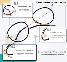 Carica l&#39;immagine nel visualizzatore di Gallery, GQUEEN Occhiali da Computer Blocca Luce Blu Anti-Riflesso per Nero Lucido - Ilgrandebazar