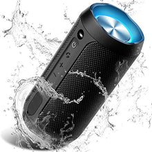 Carica l&#39;immagine nel visualizzatore di Gallery, Cassa Bluetooth, COOCHEER Altoparlante Bluetooth Portatili 24W con Luce Nero - Ilgrandebazar