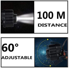 Carica l'immagine nel visualizzatore di Gallery, COOLEAD Torcia Frontale Zoomable 4 Modalità 5 LED,Lampada led...