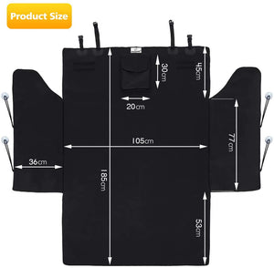 Focuspet Tappeto Auto per Cani, 185 x 105 x 36CM Copertura Universale per Bagagliaio Protezione Portabagagli Copri Baule Auto per Cani Tappetino Protezione Tappeto Auto