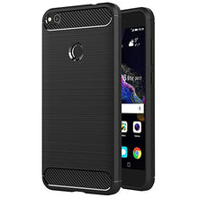 Carica l&#39;immagine nel visualizzatore di Gallery, AICEK Cover Huawei P8 Lite 2017, Nero Custodia 2017 Silicone - Ilgrandebazar
