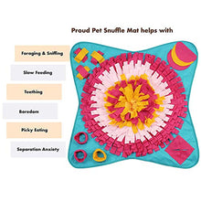 Carica l'immagine nel visualizzatore di Gallery, IEUUMLER Tappetino Pet Training Snuffling Mat Cane Naso 70x70cm, Blue