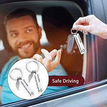 Carica l&#39;immagine nel visualizzatore di Gallery, ortachiavi 2 Pcs, Portachiavi da Uomo Personalizzati per Auto, I Need You...