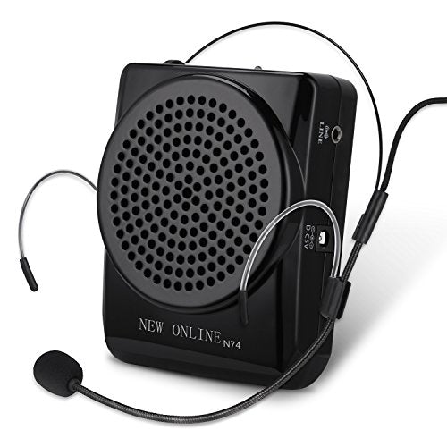 YOHOOLYO Mini Amplificatore Altoparlante di Voce da Cintura Ricaricabili...