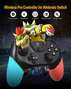 Pro Controller per Nintendo Switch Wireless Bluetooth blu