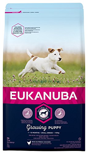 Eukanuba Puppy Cibo Secco per Cuccioli di Taglia Small Fino a 12 Mesi 3 kg - Ilgrandebazar