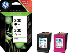 Carica l&#39;immagine nel visualizzatore di Gallery, HP 300 Combo Pack CN637EE Confezione da 2 Pacco Combi, Nero + Tricromia - Ilgrandebazar