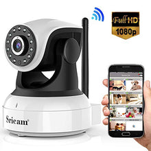 Carica l&#39;immagine nel visualizzatore di Gallery, Sricam Ultima Versione SP017 Telecamera WiFi Interno di Sorveglianza Nero1