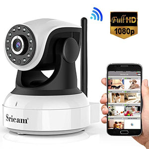 Sricam Ultima Versione SP017 Telecamera WiFi Interno di Sorveglianza Nero1