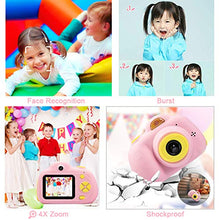 Carica l&#39;immagine nel visualizzatore di Gallery, ToyZoom Macchina Fotografica per Bambini, Bambina Fotocamera Digitale Rosa