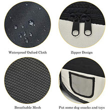 Carica l'immagine nel visualizzatore di Gallery, MC Star Oxford Pieghevole Box per Cani 125 x 125 x 64 cm (L x W x H), nero - Ilgrandebazar