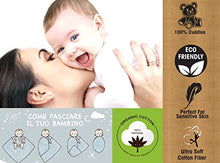Carica l'immagine nel visualizzatore di Gallery, Mussola Neonato Cotone Bio, Multiuso, Copertina Per Passeggino,...