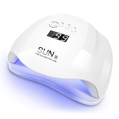 Nobebird Lampada UV LED 54W Essiccatore per Unghie a Nuova Versione 2020... - Ilgrandebazar