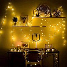 Carica l&#39;immagine nel visualizzatore di Gallery, JP-LED Catena Luminosa Di Luci Led 13M【filo di 100 lampadine 10M e Cavo Di...