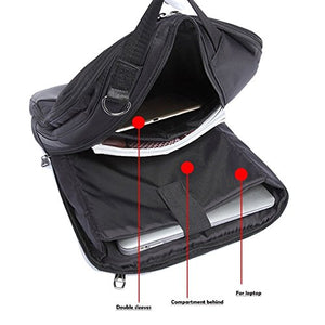 Zaino Per PC Portatile, YAOHU Porta Computer 15.6 Pollici Nero
