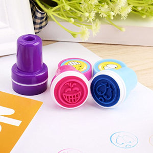 Gudotra 36pz Timbri Emoji Gadget Bambini Auto Inchiostrazione Emoji-36pz - Ilgrandebazar