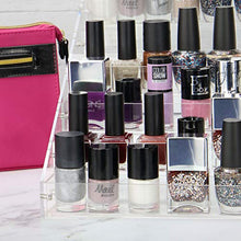 Carica l&#39;immagine nel visualizzatore di Gallery, 66 Organizzatore trucco capacità bottiglia | Display acrilico e rack di...